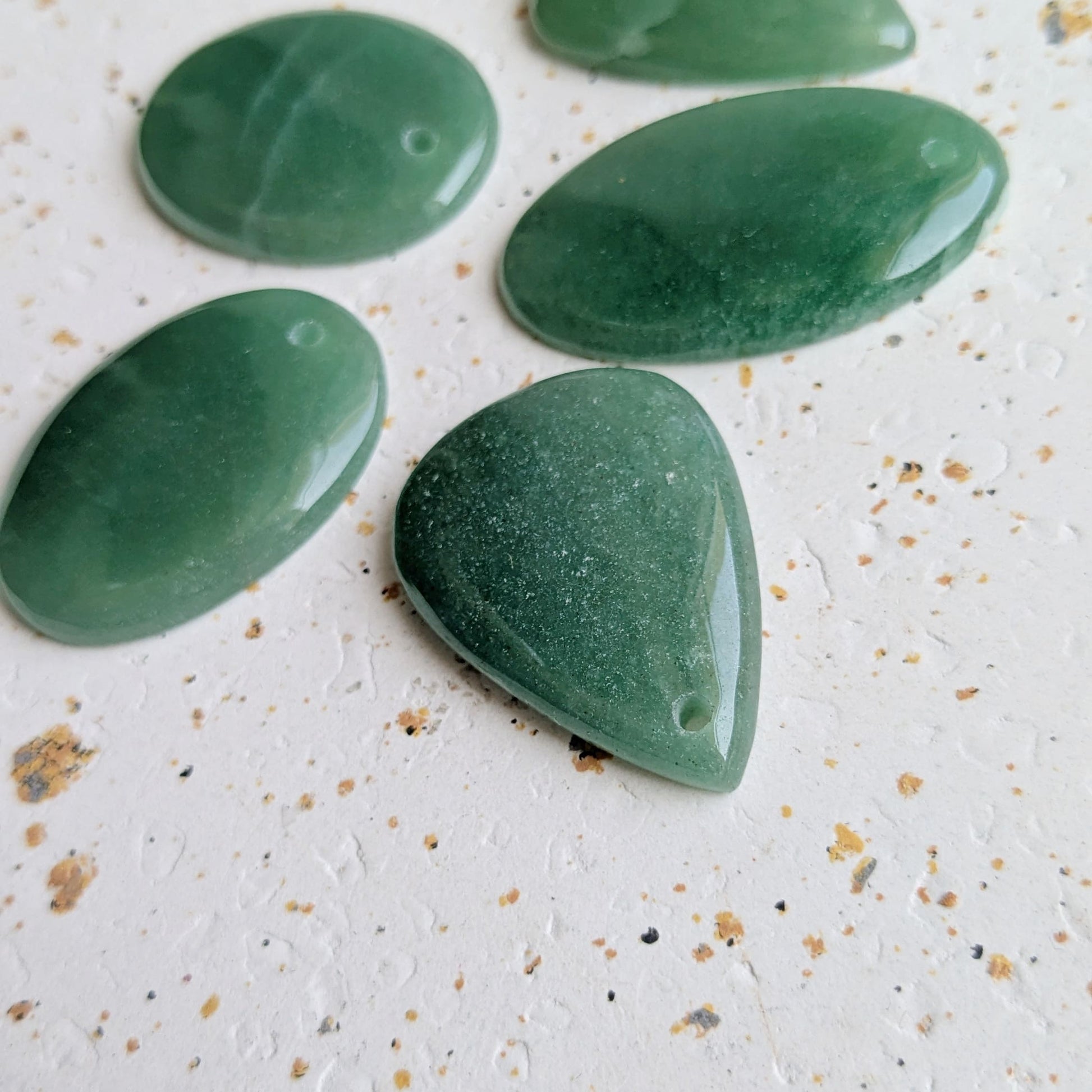 Pendentif pierre aventurine verte