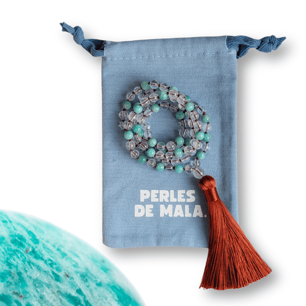Kit mala amazonite DIY