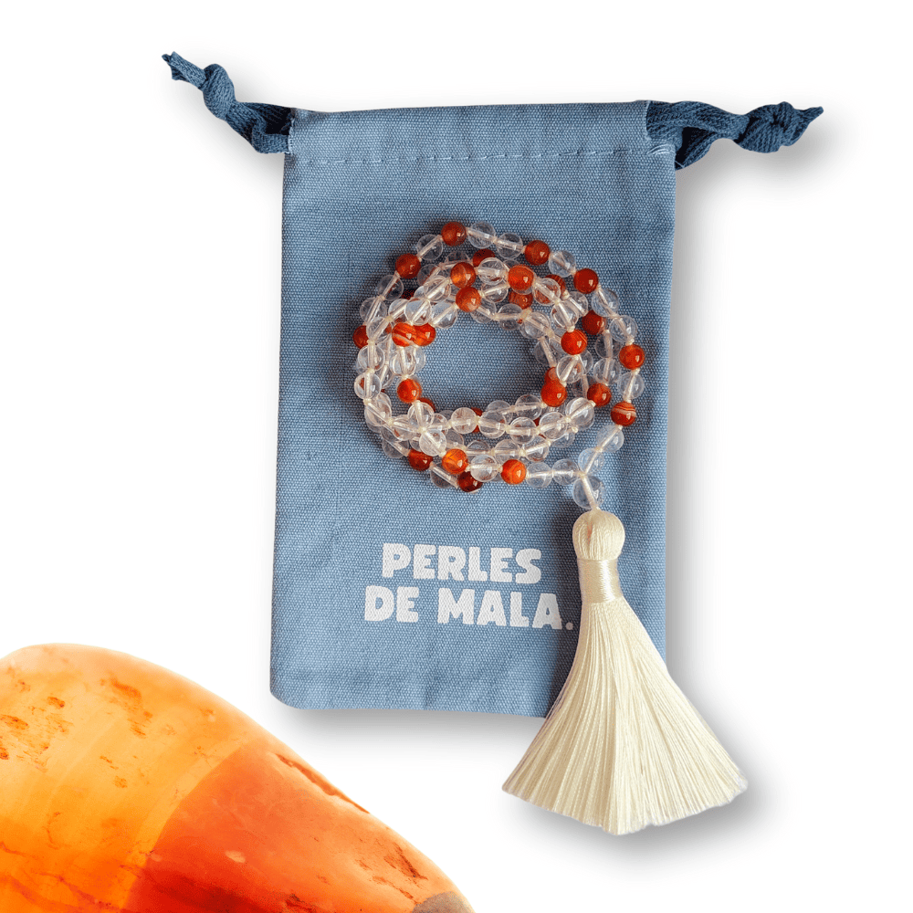 Kit mala cornaline DIY