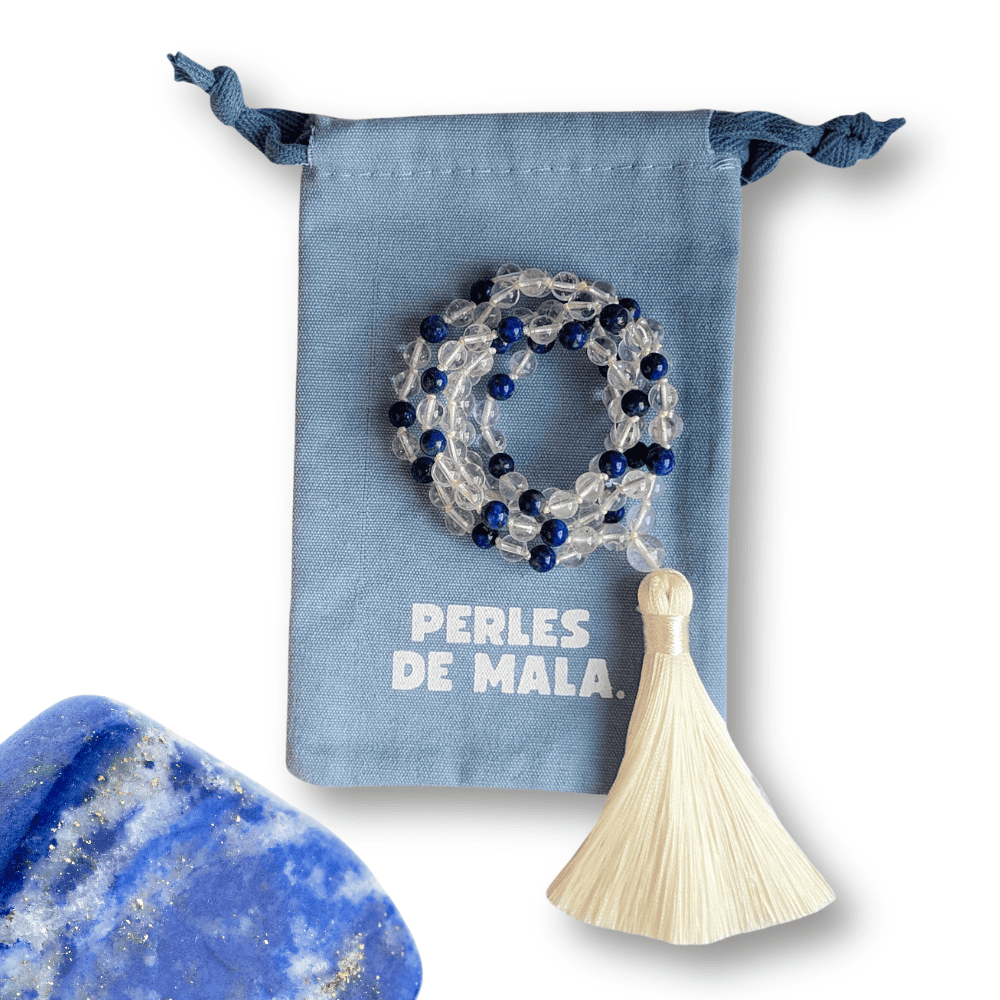 Kit mala lapis lazuli DIY