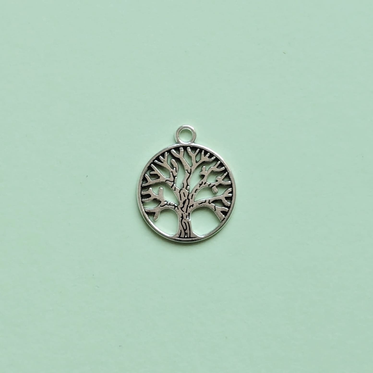 Breloque arbre de vie argenté