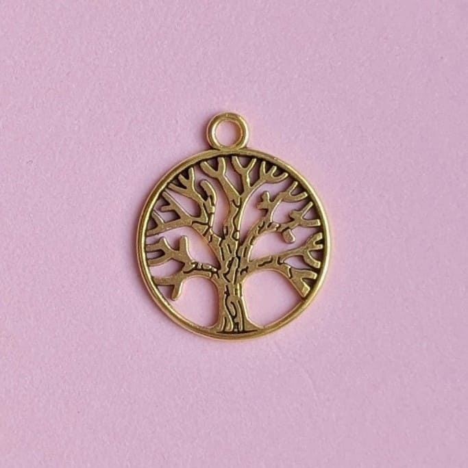 Breloque arbre de vie doré