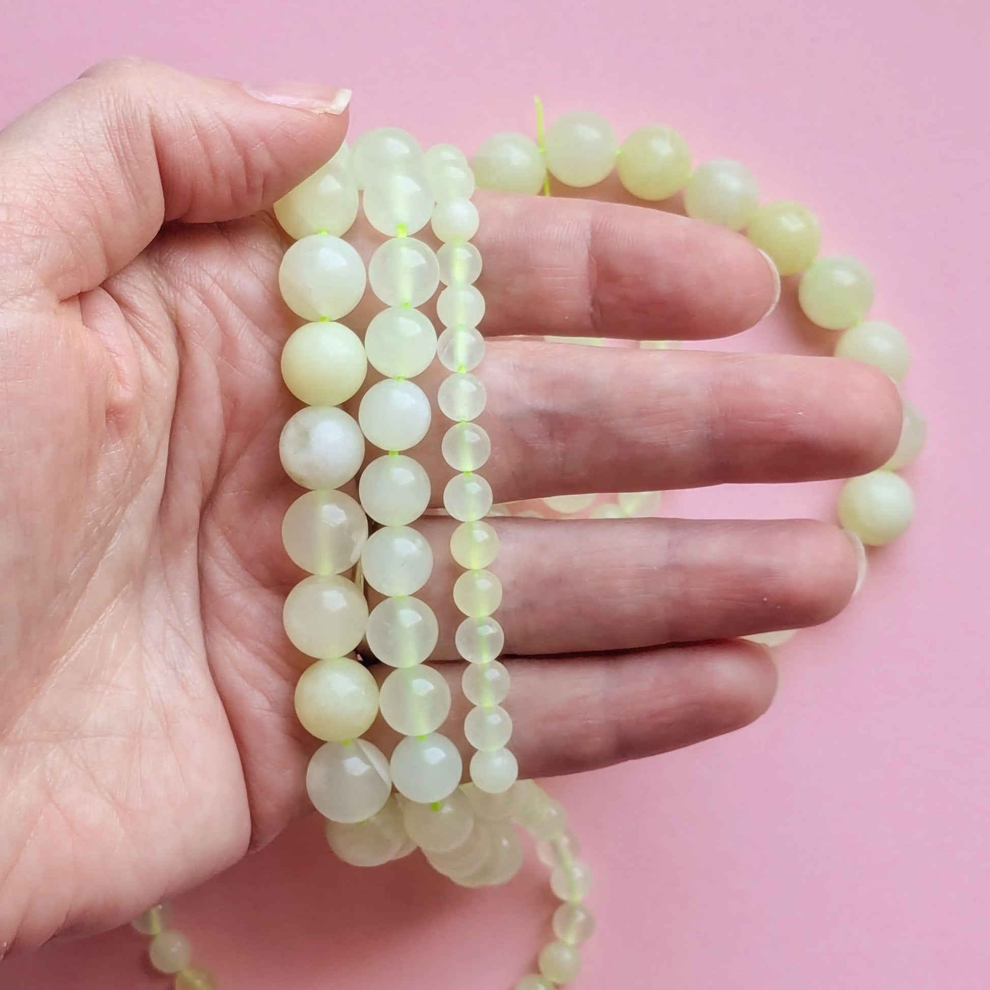 Fil de perles Jade Vert