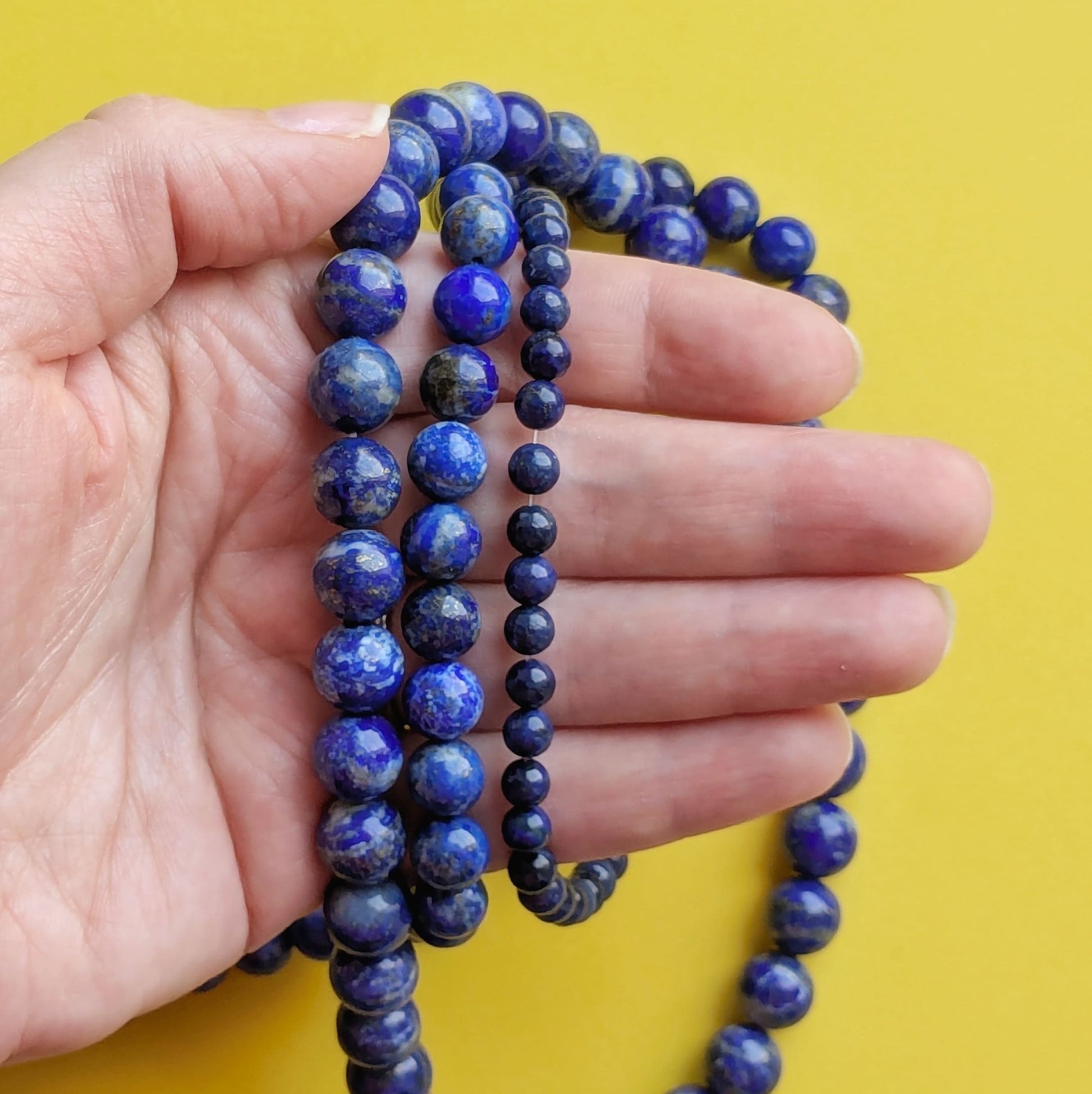 Fil de perles Lapis Lazuli