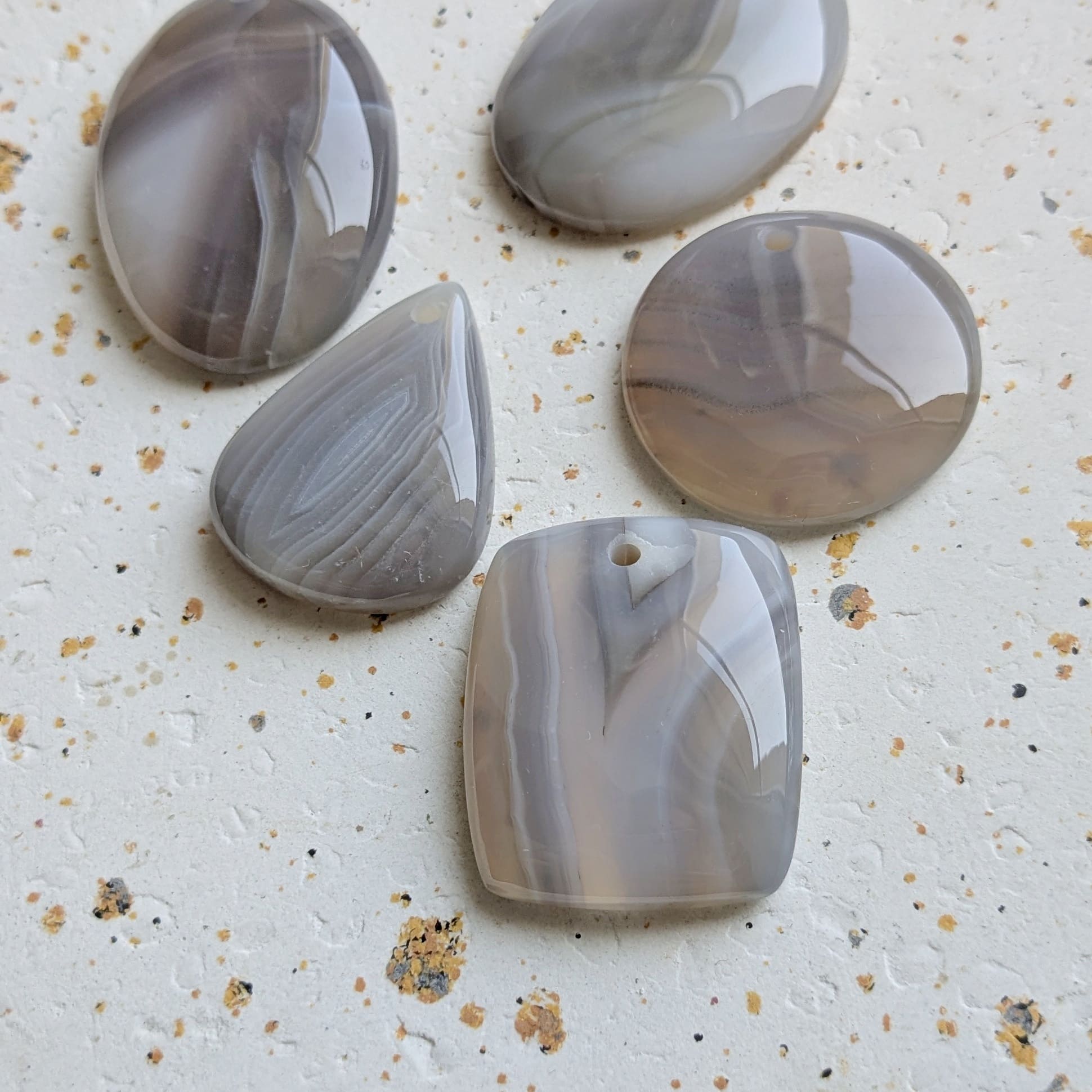 Pendentif pierre agate